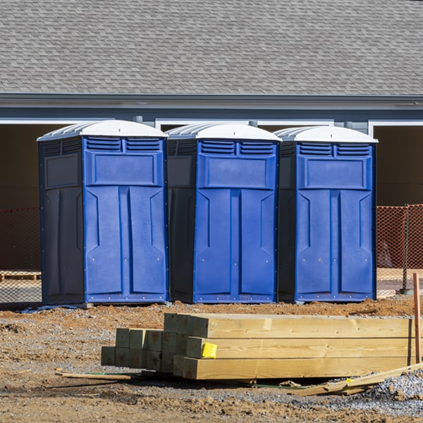 how can i report damages or issues with the porta potties during my rental period in Critz Virginia